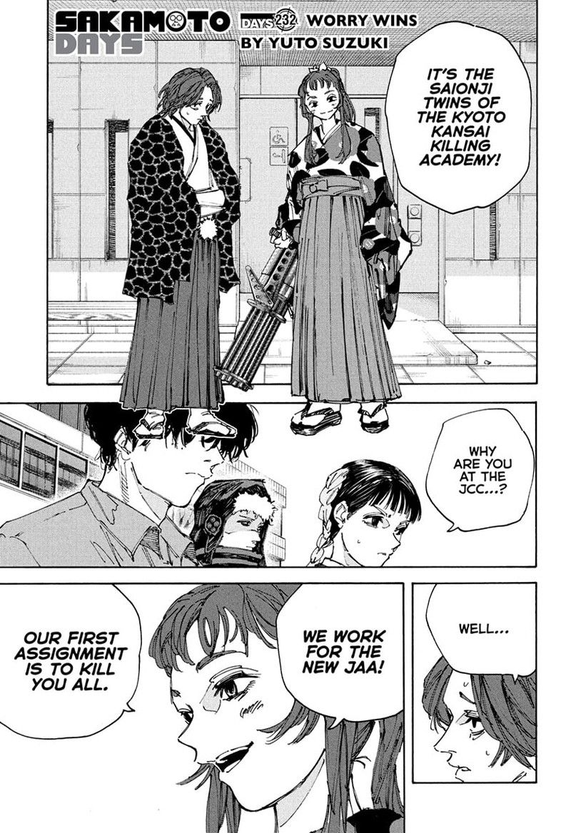 Sakamoto Days Chapter 232